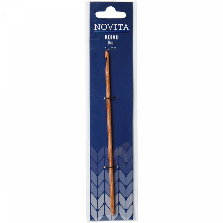 Novita Koivu virkkuukoukku 15 cm, koot 3mm -10mm - Virkkuukoukut - 3912300000932 - 1