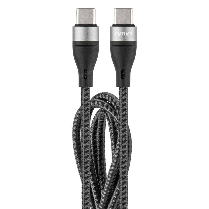 Usb-c - usb-c kaapeli 100cm 3A - Kaapelit ja adapterit älylaitteille - 5903293029282 - 1