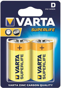 Varta D paristo Superlife, 2kpl - Paristot - 4008496556342 - 1