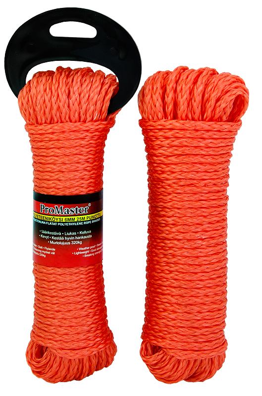 Kabel PE 6mm Flettet 25m - Tau og snøre - 6420286858562 - 1