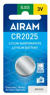 Airam CR2025 Litium Nappiparisto 3V - Paristot - 6435200138132 - 1