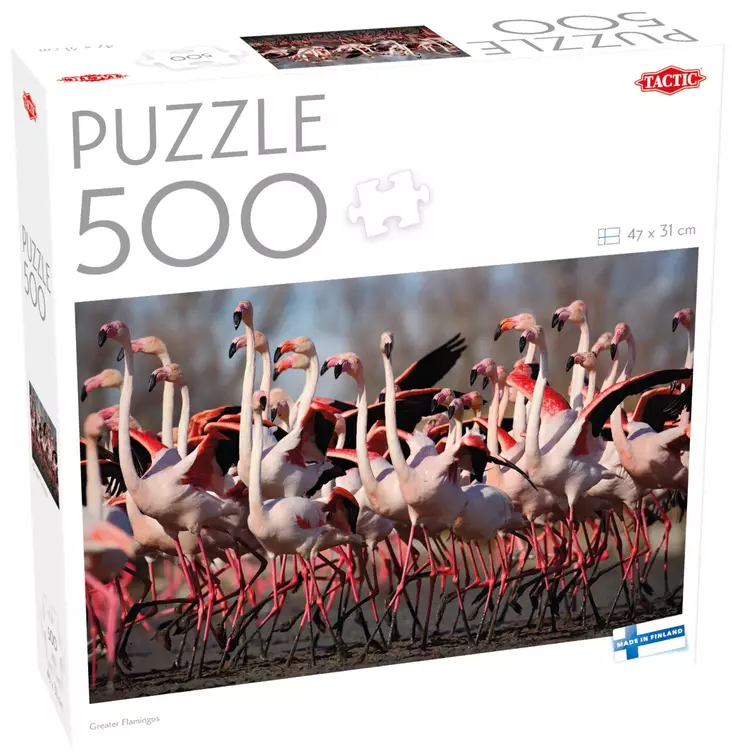 Palapeli Greater Flamingos - 500 palan palapelit - 6416739592152 - 1