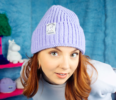 Muumipeikko Aikuisten Pipo Lila - Pipot, hatut, lippikset ja päähineet - 714770418803 - 2