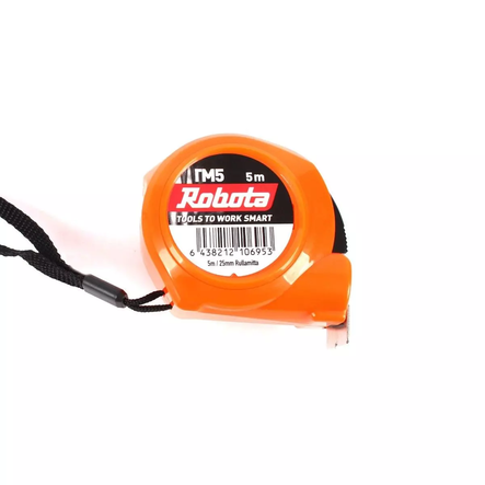 Rullamitta 5m / 25mm - Mittaus- ja merkkausvälineet - 6438212106953 - 2