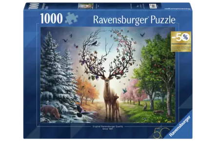 Puslespill Magical Deer - 100-brikkers puslespill - 4005555010883 - 1