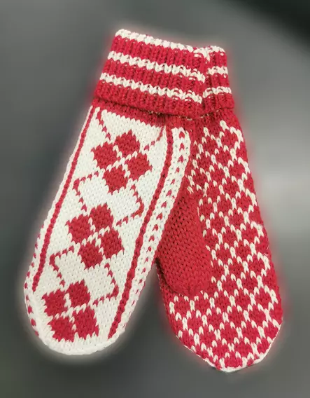 Naisten neulelapanen fleecevuorella - Naisten käsineet - 6417124011913 - 2