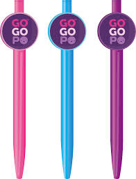 GoGoPo blekkpenn med logo - Penner og tegning - 5037832306333 - 1