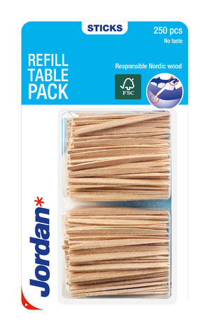 Jordan tannpirker 250stk - Tannpirker og tråder - 7038513907113 - 1