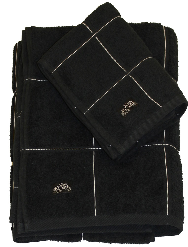 Käsipyyhe 50x70 Musta - Pyyhkeet ja suihkuverhot - 7332463006583 - 2