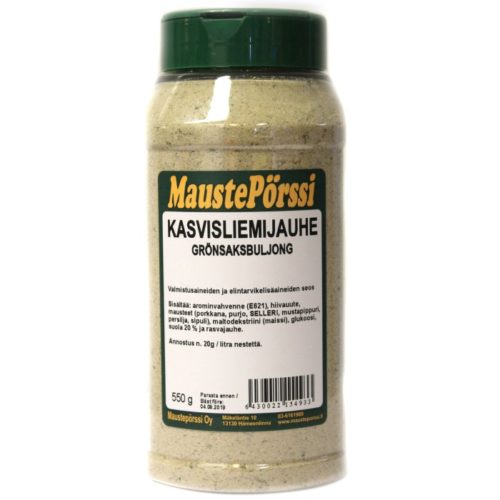 Vegetabilsk buljongpulver 550g - Krydder - 6430022154933 - 1