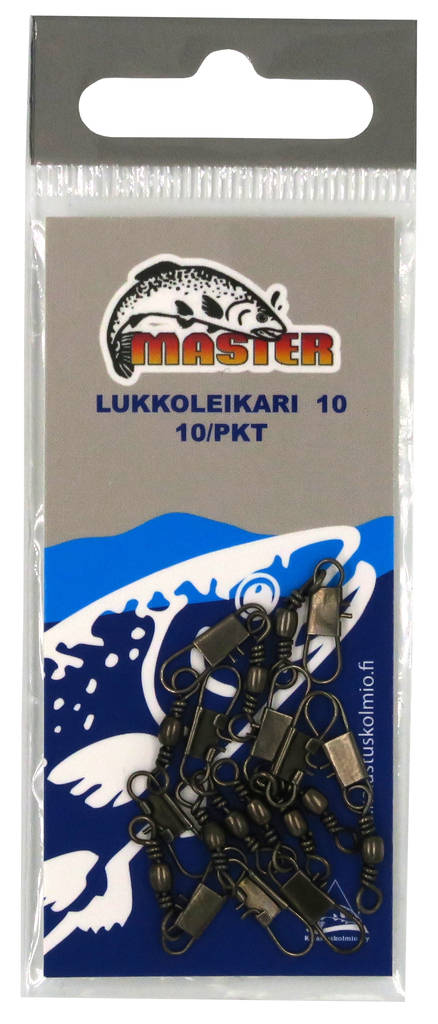 Master Lukkoileikari Størrelse 12, 10 stk - Låser, svivler, forfang, kroker - 6416473140633 - 1