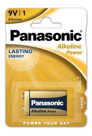 Panasonic 9v paristo alkaline power 1kpl - Paristot - 5410853039303 - 1