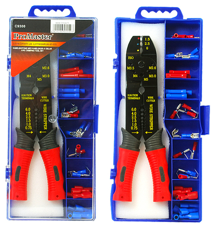 Elektrisk tang og kontaktsett 41 deler - Annen elektrisk installasjon og verktøy - 6420286011493 - 1