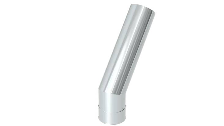 Savuputki mutka 115mm 45 ast - Piiput - 5900856825343 - 1