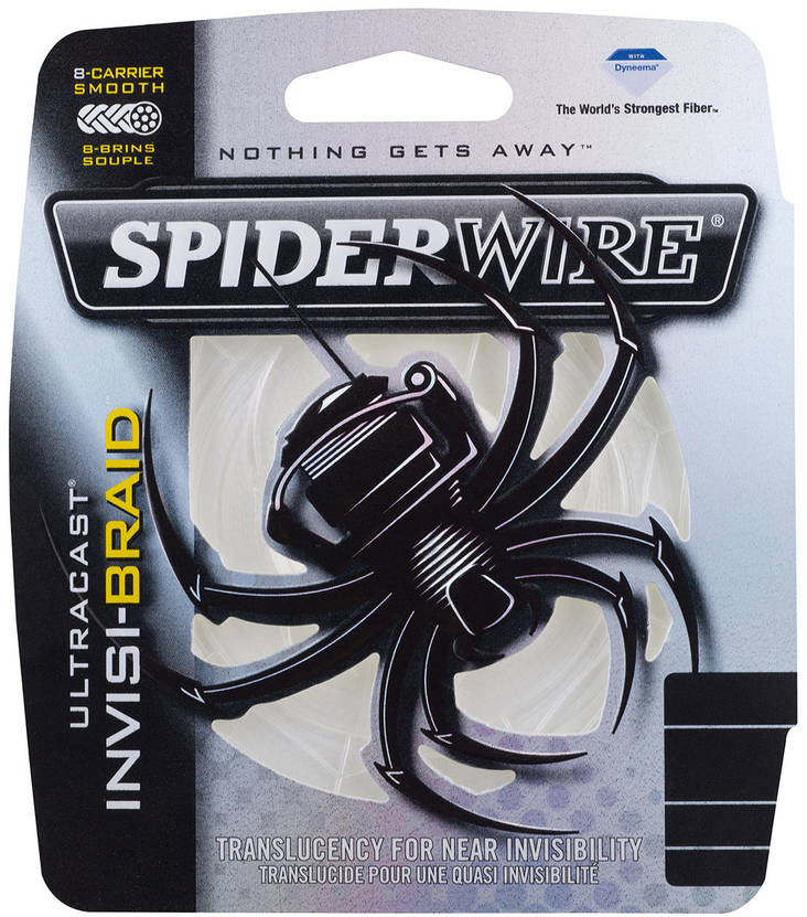 SpiderWire Ultracast Invisi-Braid flettelinje - Fiskesnører - 022021607273 - 1