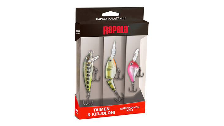 Lokkesett Rapala-Fiskekontakt Ørret & Laks 3 stk - Fiskesett - 6416173032733 - 1