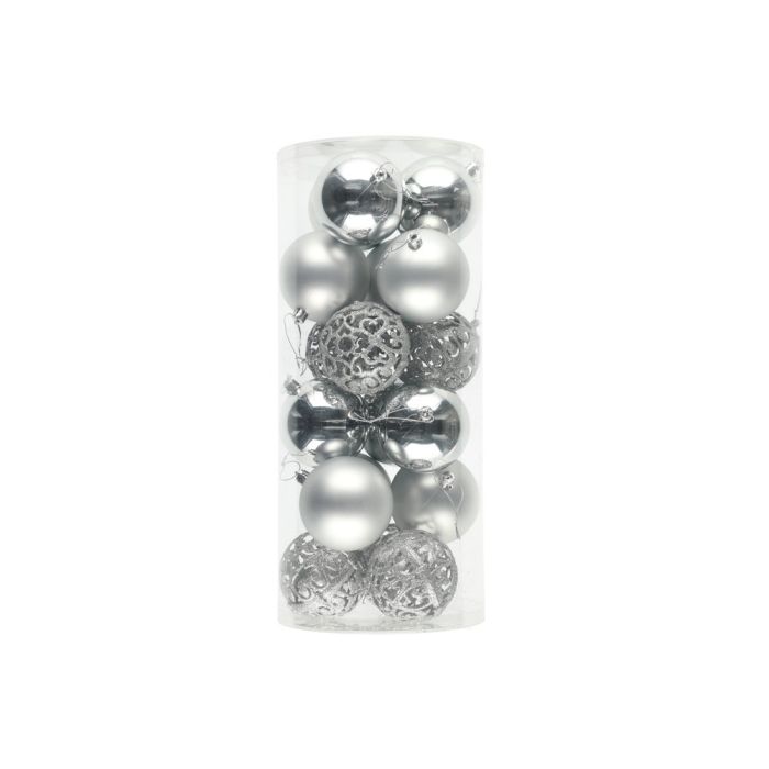 Winteria Kuusenpallo hopea - Joulukoristeet - 6410416094793 - 1