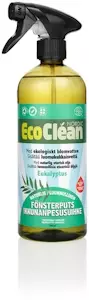EcoClean ikkunanpesusuihke 750ml Eucalyptus - Kodin yleispuhdistusaineet  - 5714235000043 - 1
