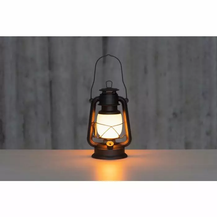 Myrskylyhty LED monikäyttö hopeanharmaa 27 cm - Stearinlys og lykter - 6410413323223 - 1