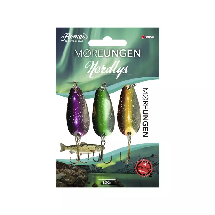 Lusikkauistinsetti Møreungen Nordlys 12g - Viehesetit - 7053275697423 - 1