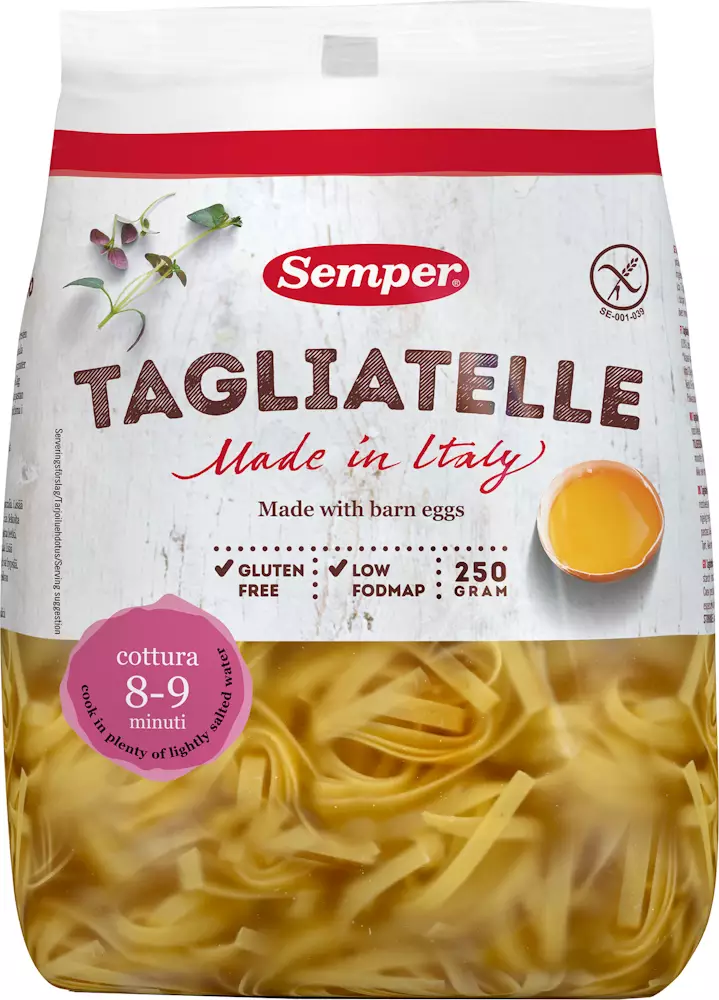 Gluteeniton Tagliatelle Pasta 250g - Gluteenittomat kuivatuotteet - 7310100561763 - 1