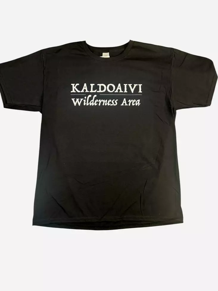 Kaldoaivi Wilderness area T-paita Musta - Näätämö paidat ja housut - 3912300014823 - 1