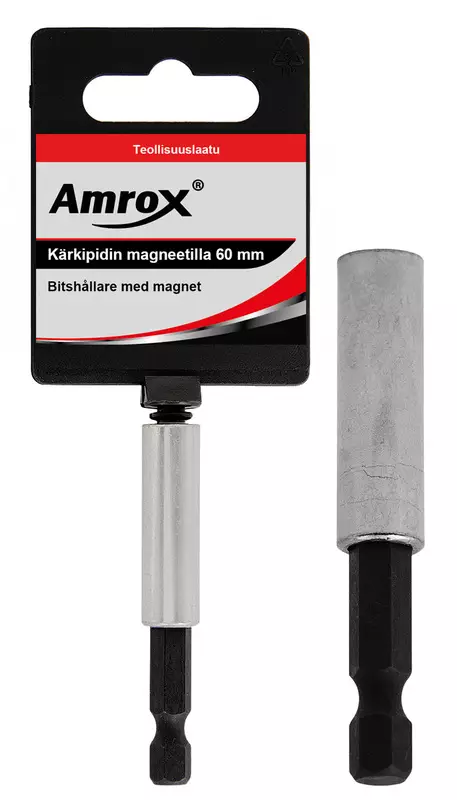 Kärkipidin magneetilla 60mm - Ruuvauskärjet ja pidikkeet - 6420286903033 - 1