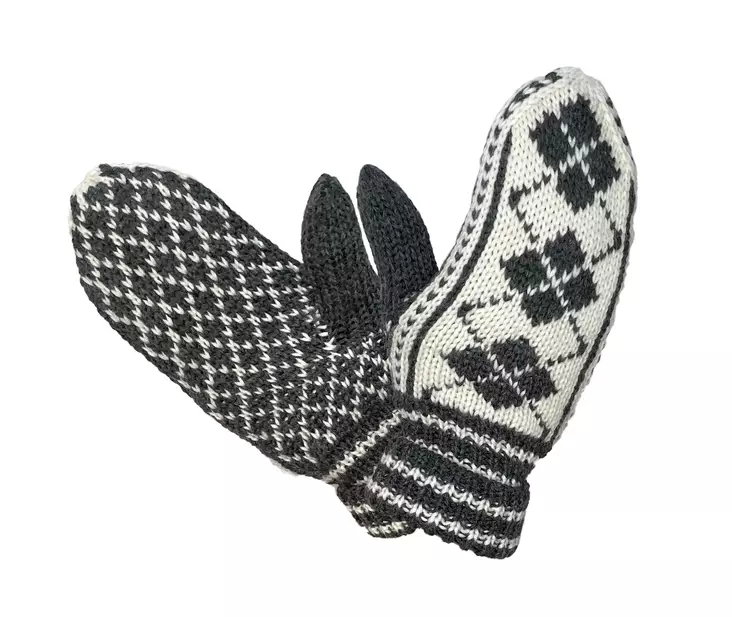 Naisten neulelapanen fleecevuorella - Naisten käsineet - 6417124011913 - 1