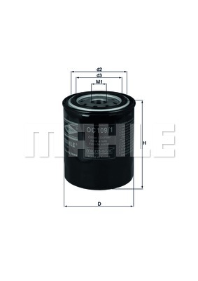 Öljynsuodatin OC109/1 - Auton öljynsuodattimet - 4009026106983 - 1