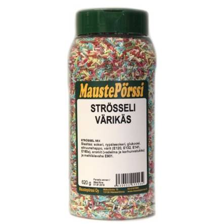 Strösseli värikäs 620g - Leivontatuotteet - 6430022155534 - 1