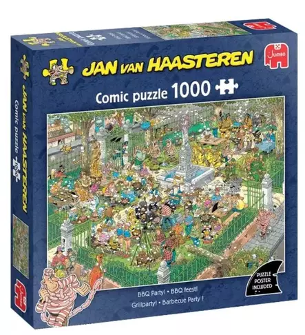 Palapeli Jan van Haasteren BBQ Party! - 1000 palan palapelit - 8721017603344 - 1