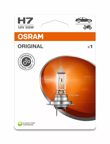 Osram H7 poltin original 55w - Auton polttimet - 4062172395014 - 1