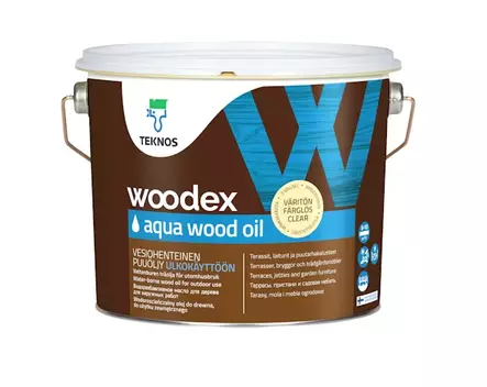 Puuöljy Woodex Aqua Wood Oil 2,7l - Maalit - 6414621144144 - 4