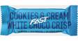 Proteinpannekake Fast Rox Cookies & Cream Hvit Choco Crisp 55g - Protein- og energibarer - 6430056283074 - 1