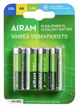 Airam Puhti alkaliparisto LR6 AA 4kpl - Paristot - 6435200194664 - 1