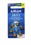 Airam høreapparatbatterier ZA312 1,4v - Batterier - 6435200237514 - 1
