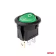 Pyöreä kytkin 12v / 24v, ON/OFF 20A - Auton liittimet ja sähköjohdot - 5903293030844 - 1
