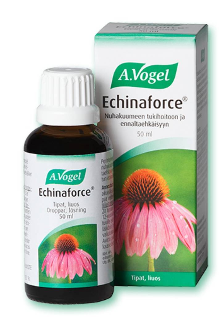A.Vogel Echinaforce Nuhakuumen tukihoitoon ja ennaltaehkäisyyn 50ml - Naturprodukter - 6422100058424 - 1