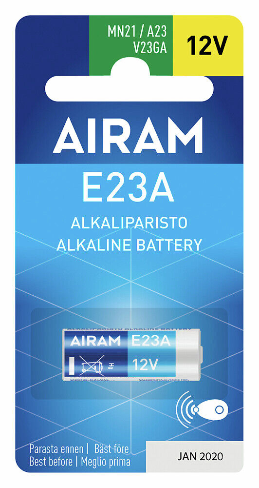 Alkaliparisto E23A 12V 1kpl - Paristot - 6435200138194 - 1