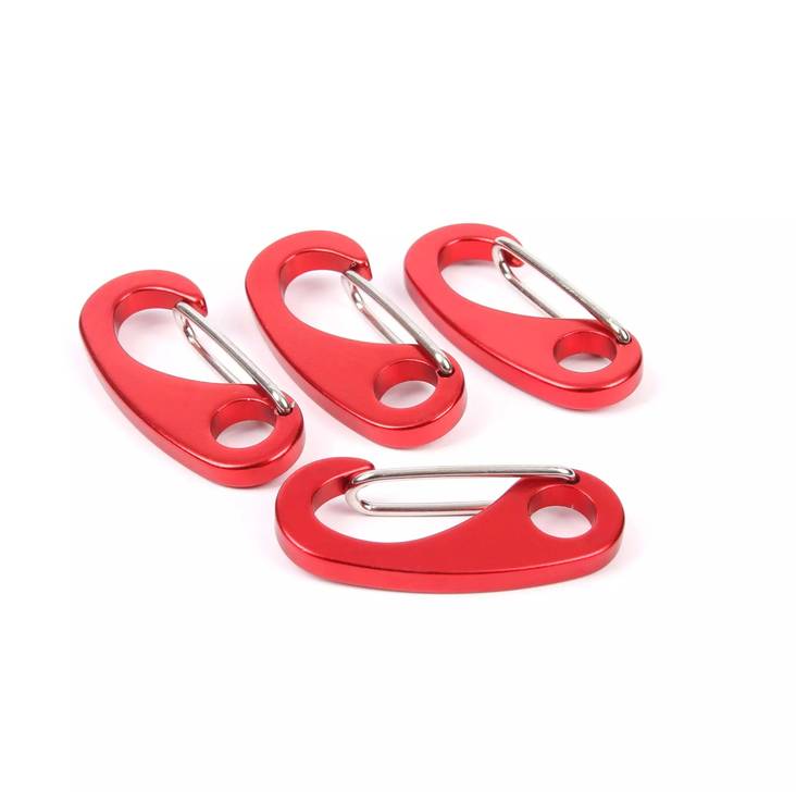 Haghus c karabinkobling sett 4stk - Karabinkroker - 6438212103594 - 1