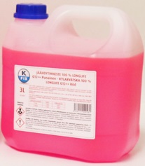 Jäähdytinneste punainen 3l - Auton lisäaineet - 6438111000444 - 1