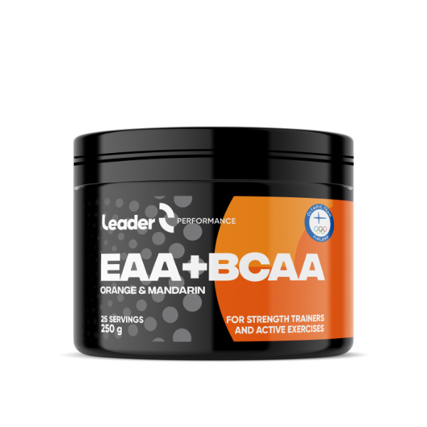 Leader EAA+ BCAA Aminohappojauhe 250g - Sportstilskudd - 6430067848224 - 1