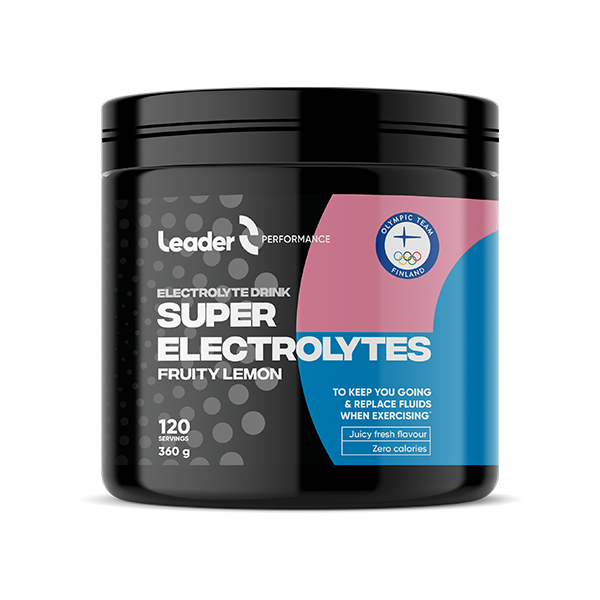 Leader Super Electrolytes Elektrolyyttijuoma Sitruuna 360g - Sportstilskudd - 6430080440344 - 1