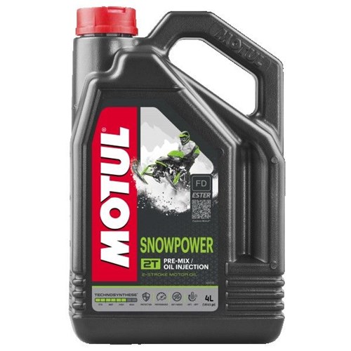 Motul Snowpower 2t 4l - 2-t snøscooteroljer - 3374650005584 - 1