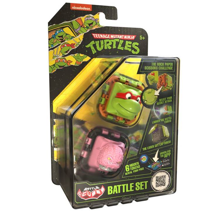 Ninja Turtles Raphael taistelukuutio 2pack - Leikkiammukset - 8411936720924 - 1