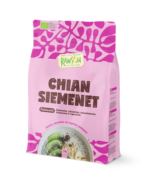 Rawsom ØKO Chia 1kg - Kosttilskudd - 6430051519154 - 1