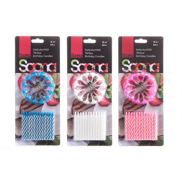 Saana Kakkukynttilät - Juhlatarvikkeet - 6410410156404 - 1