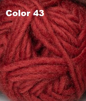 Villalanka Kaupunki Satama 43 viininpunainen 50g - Byhavn Garn - 6430063331874 - 1