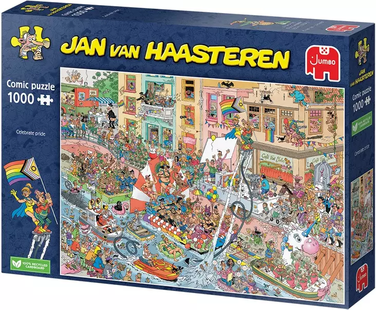 Palapeli Jan van Haasteren Celebrate Pride - 1000 brikkers puslespill - 8710125047607 - 1