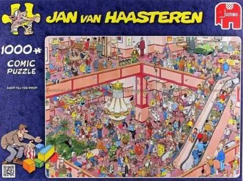 Jan van Haasteren-palapeli Shop till you drop - 1000 palan palapelit - 8721017607144 - 1